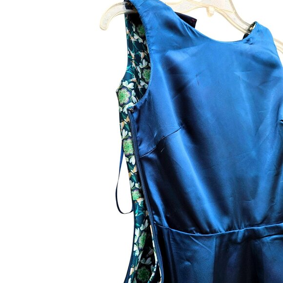 Ted Baker London Sainte Geo Bird Bow Fit & Flare Dress Size 0 - Picture 12 of 16